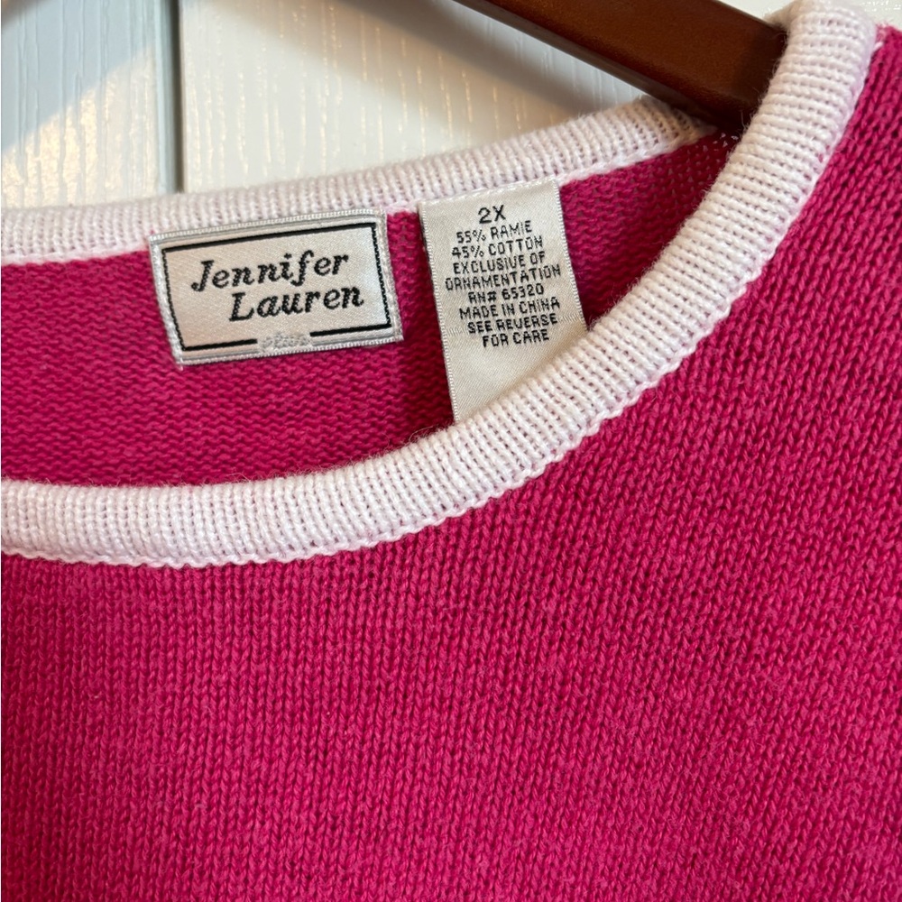 Pink Snowman Sweater - Picture 3 of 5
